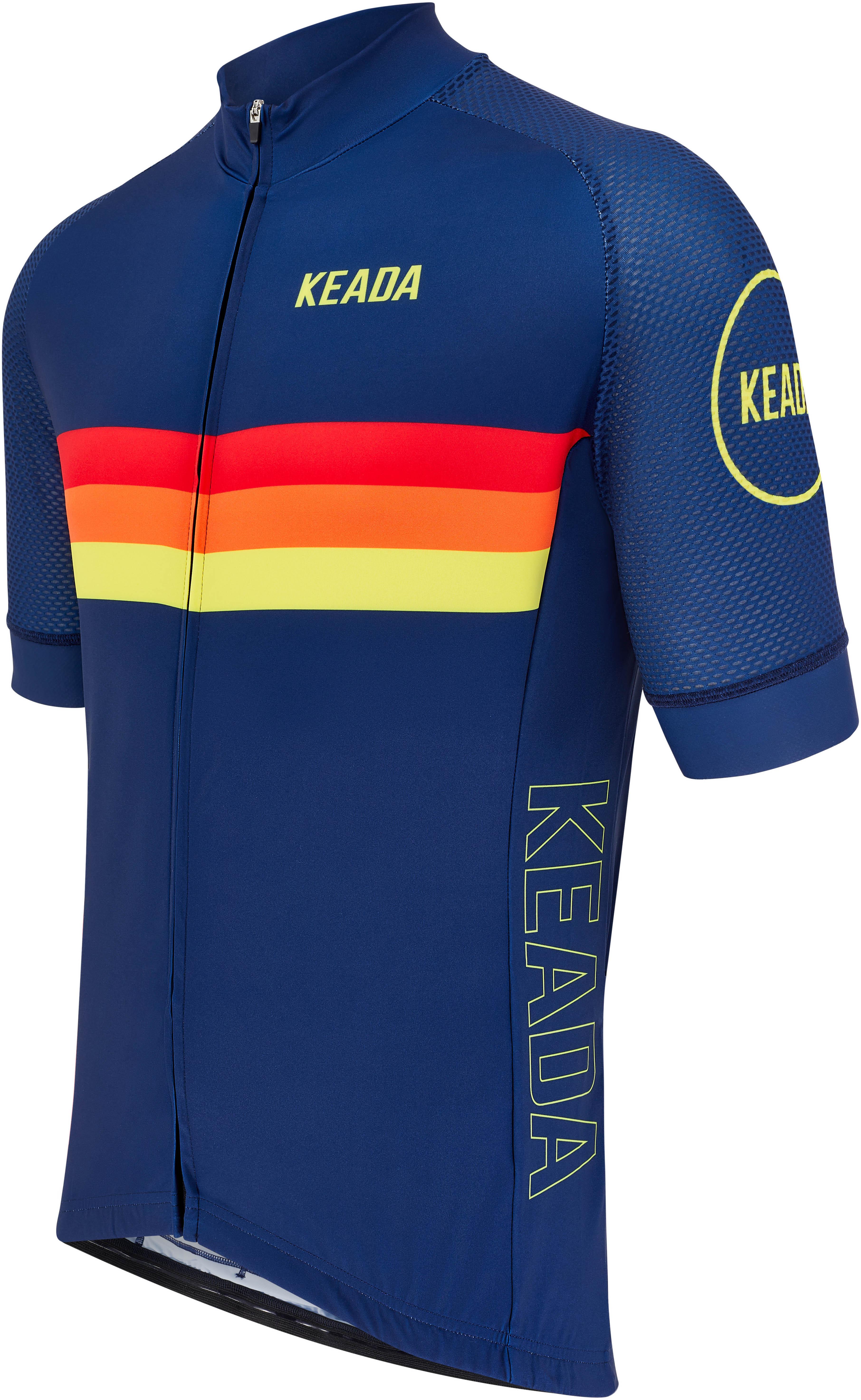 Keada Sports Men's Sunrise Short Sleeve Cycling Jersey