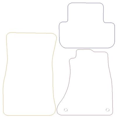 Audi A4 - Premium Mats 2 Clips (SS2276)