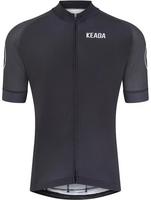 Halfords Keada Sports Men's Essential Short Sleeved Cycling Jersey, Black - Small | Extra 8% off for BC Members