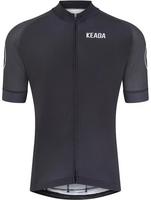 Halfords Keada Sports Men's Essential Short Sleeved Cycling Jersey, Black - Large | Extra 8% off for BC Members