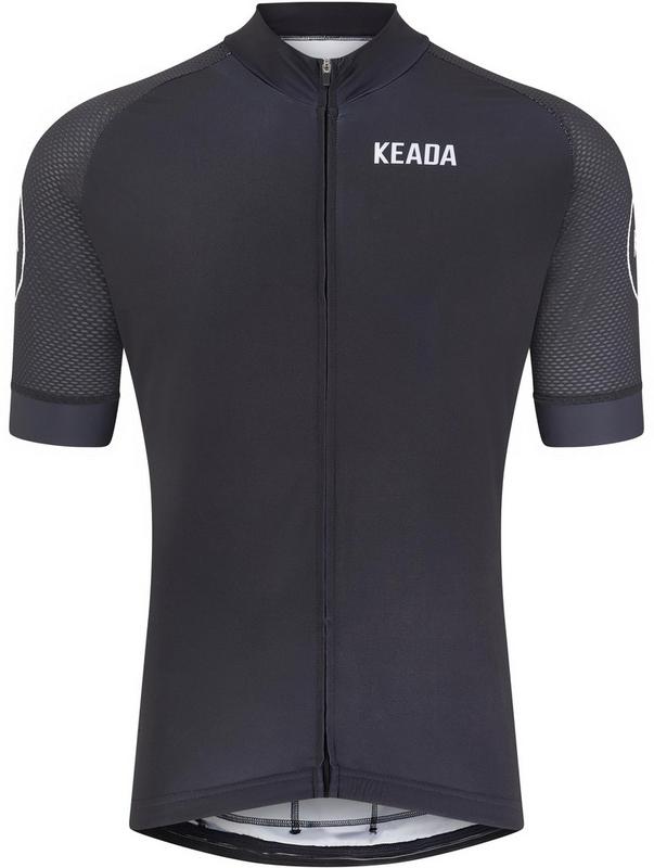 Halfords Keada Sports Men's Essential Short Sleeved Cycling Jersey, Black - Xl | Extra 8% off for BC Members