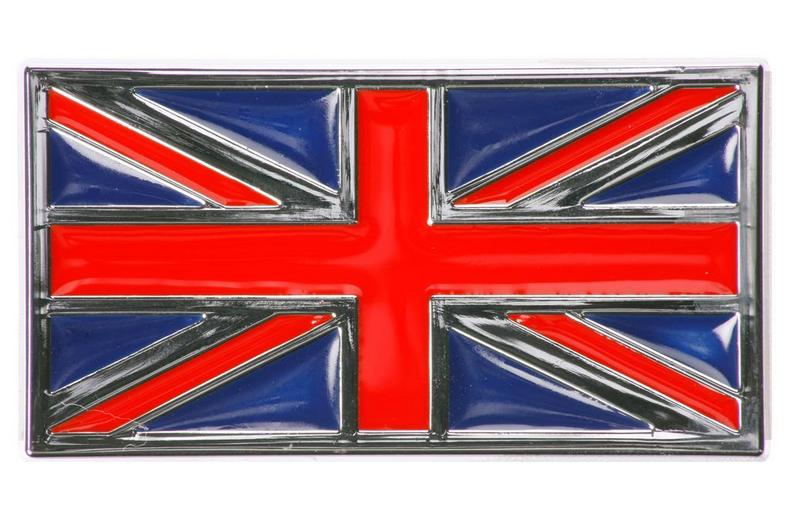Trillogy Union Flag Chrome Badge Trillogy Union Flag Chrome Badge
