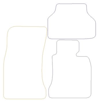 BMW E60/E61 (5 SERIES) Graphite - Premium Mats 0 Clips (SS3116)