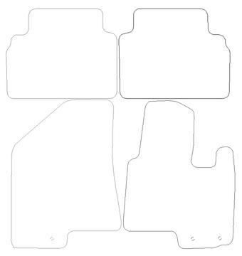 Hyundai Ix-35 - Luxury Mats 3 Clips (SS3701)