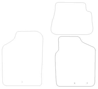 Kia Picanto - Luxury Mats 3 Clips (SS3758)