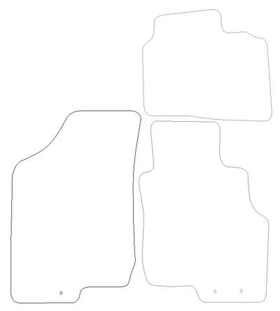 Hyundai I-30 - Premium Mats 3 Clips (SS3764) Hyundai I-30 - Premium Mats 3 Clips (SS3764)