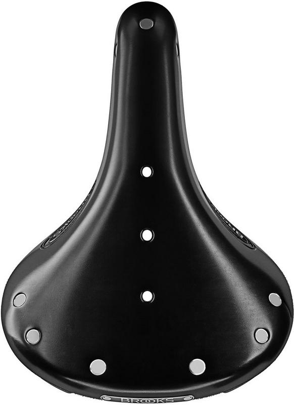 Halfords Brooks Flyer Short Saddle, Black | Extra 8% off for BC Members