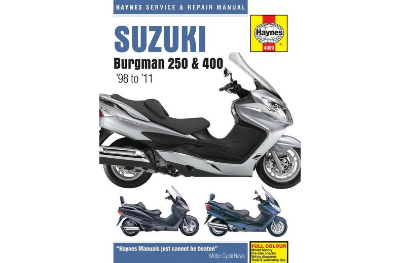 Haynes Suzuki Burgman 250 & 400 Scooters (98 - 11) Haynes Suzuki Burgman 250 & 400 Scooters (98 - 11)