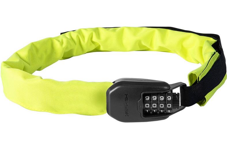 Hiplok Spin Chain Lock - Neon Yellow Hiplok Spin Chain Lock - Neon Yellow