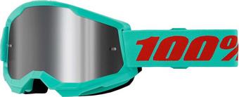 100% Strata 2 Goggles - Maupti, Silver Mirror Lens