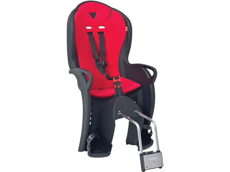 Hamax Kiss Rear Frame Seat - Black/Red