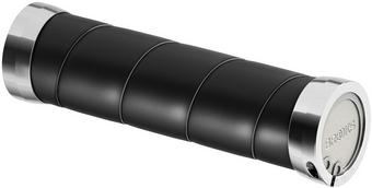 Brooks Slender Leather Grips, Regular Black