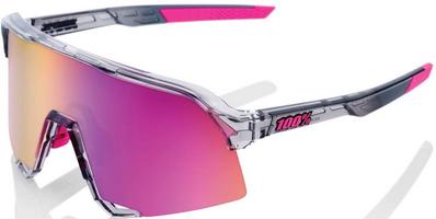Halfords 100% S3 Sunglasses - Grey/Purple Mirror Lens | Extra 8% off for BC Members