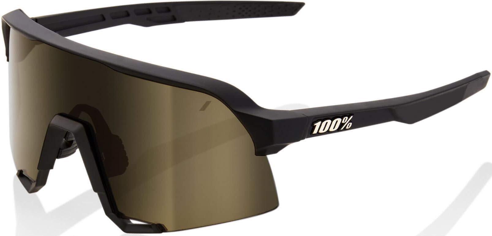 100% S3 Sunglasses - Grey/Purple Mirror Lens