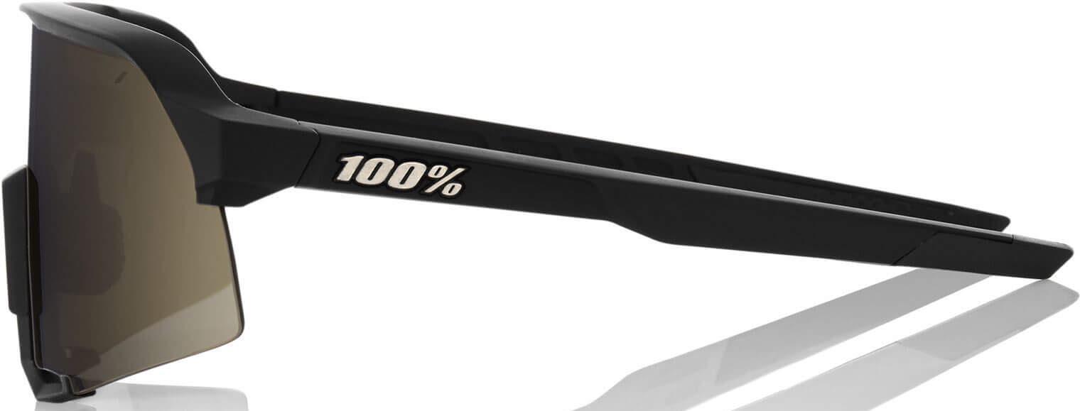 100% S3 Sunglasses - Grey/Purple Mirror Lens