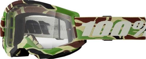 Halfords 100% Strata 2 Goggles - War Camo | Extra 8% off for BC Members