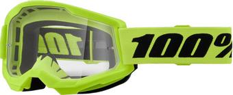 100% Strata 2 Goggles - Neon Yellow