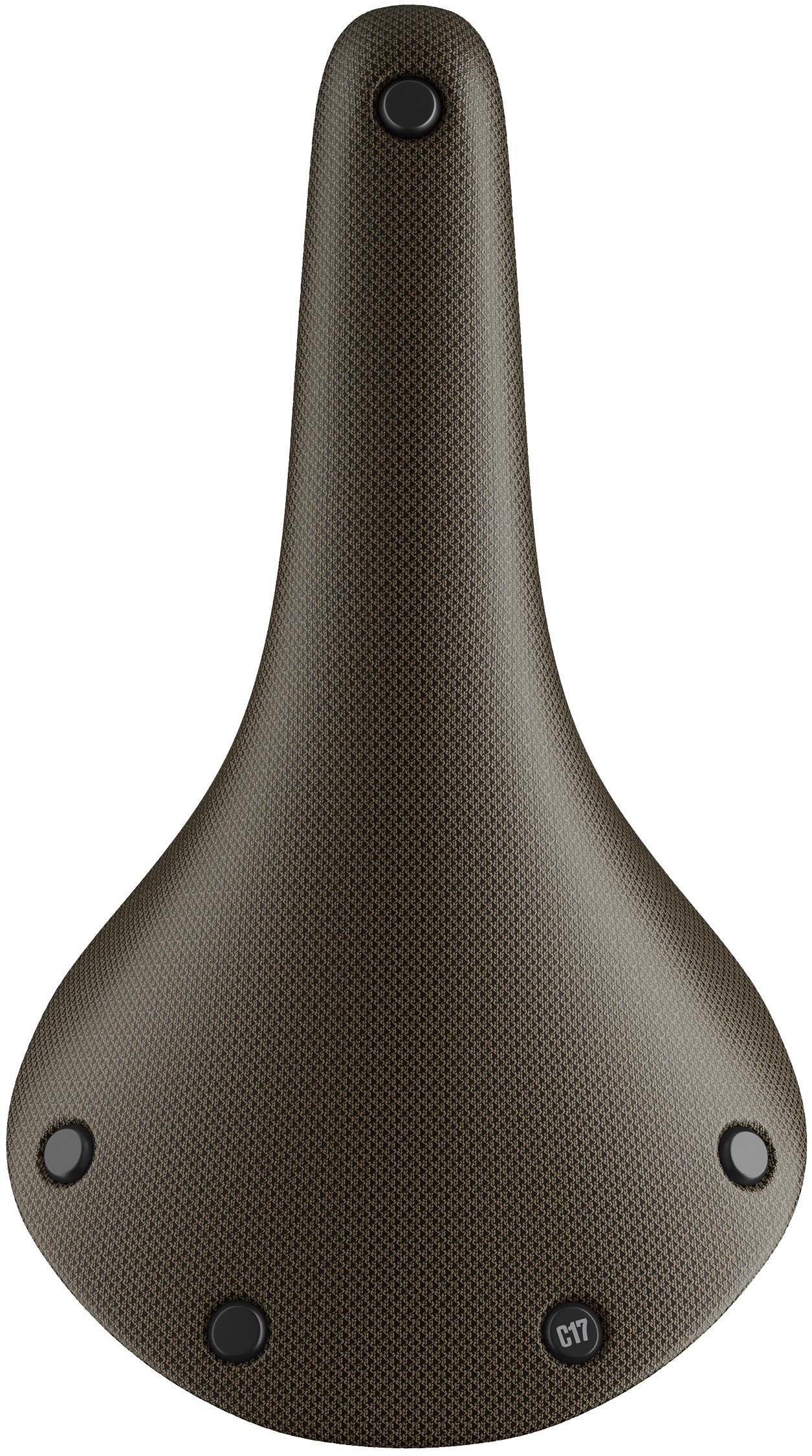 Halfords Brooks Cambium C17 Saddle, Mud Green | Extra 8% off for BC Members