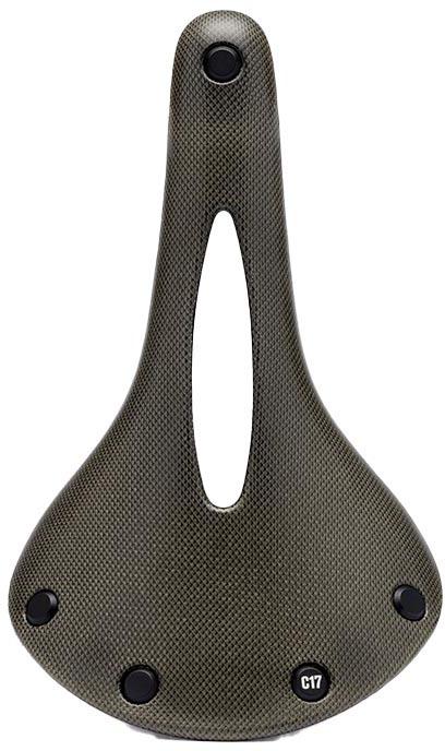 Halfords Brooks Cambium C17 Carved Saddle, Mud Green | Extra 8% off for BC Members