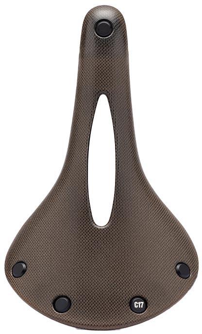 Halfords Brooks Cambium C17 Carved Saddle, Brown | Extra 8% off for BC Members