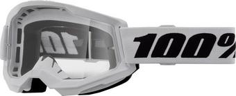 100% Strata 2 Goggles - White