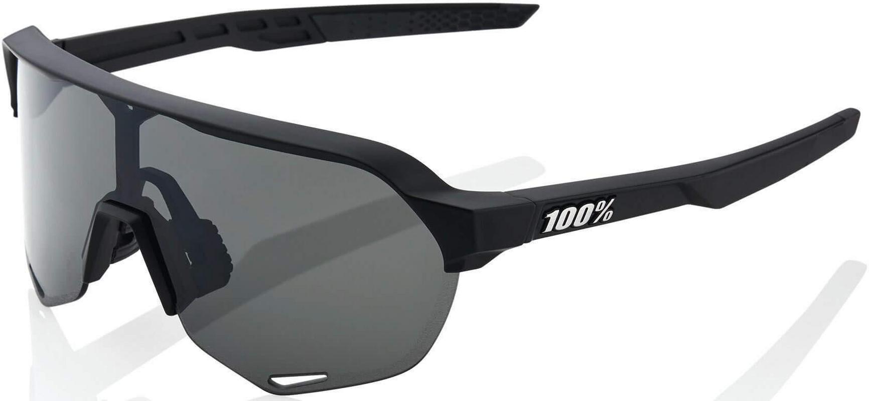 Halfords 100% S2 Sunglasses - Soft Tact Black, Smoke | Extra 8% off for BC Members