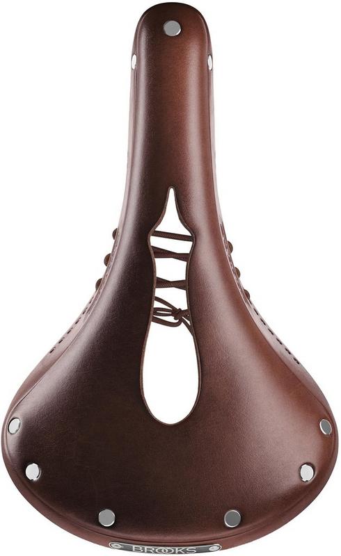 Halfords Brooks B17 Carved Saddle, Brown | Extra 8% off for BC Members