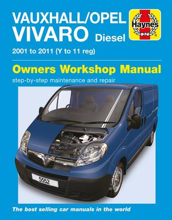 Haynes Vauxhall/Opel Vivaro Diesel (2001 - 2011) Manual
