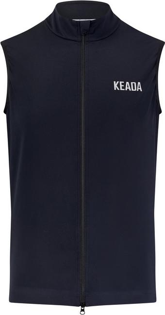 Keada Sports Men's Essential Cycling Gilet, Black - Large
