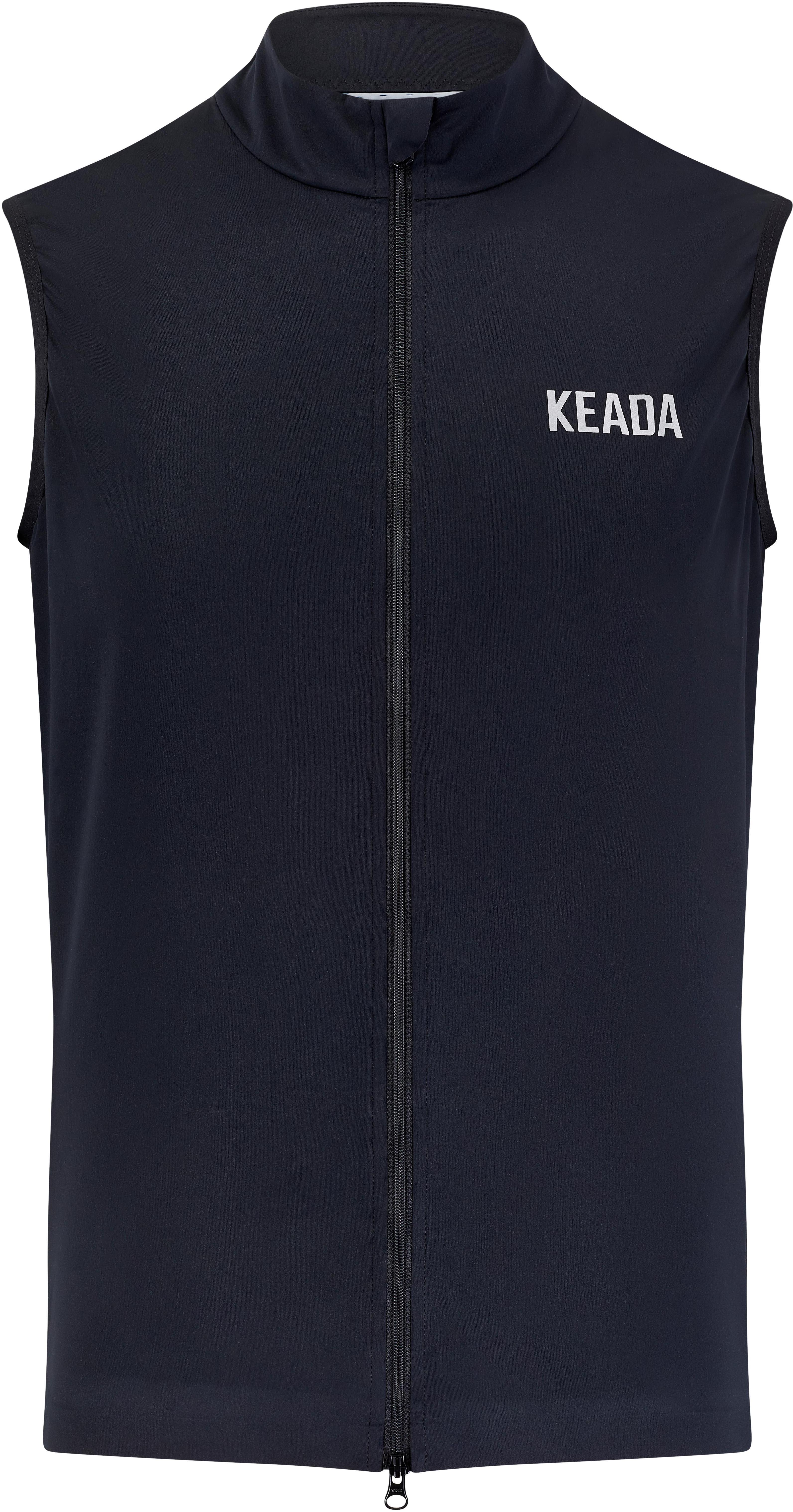 Keada Sports Men's Essential Cycling Gilet, Black - Medium | Halfords UK