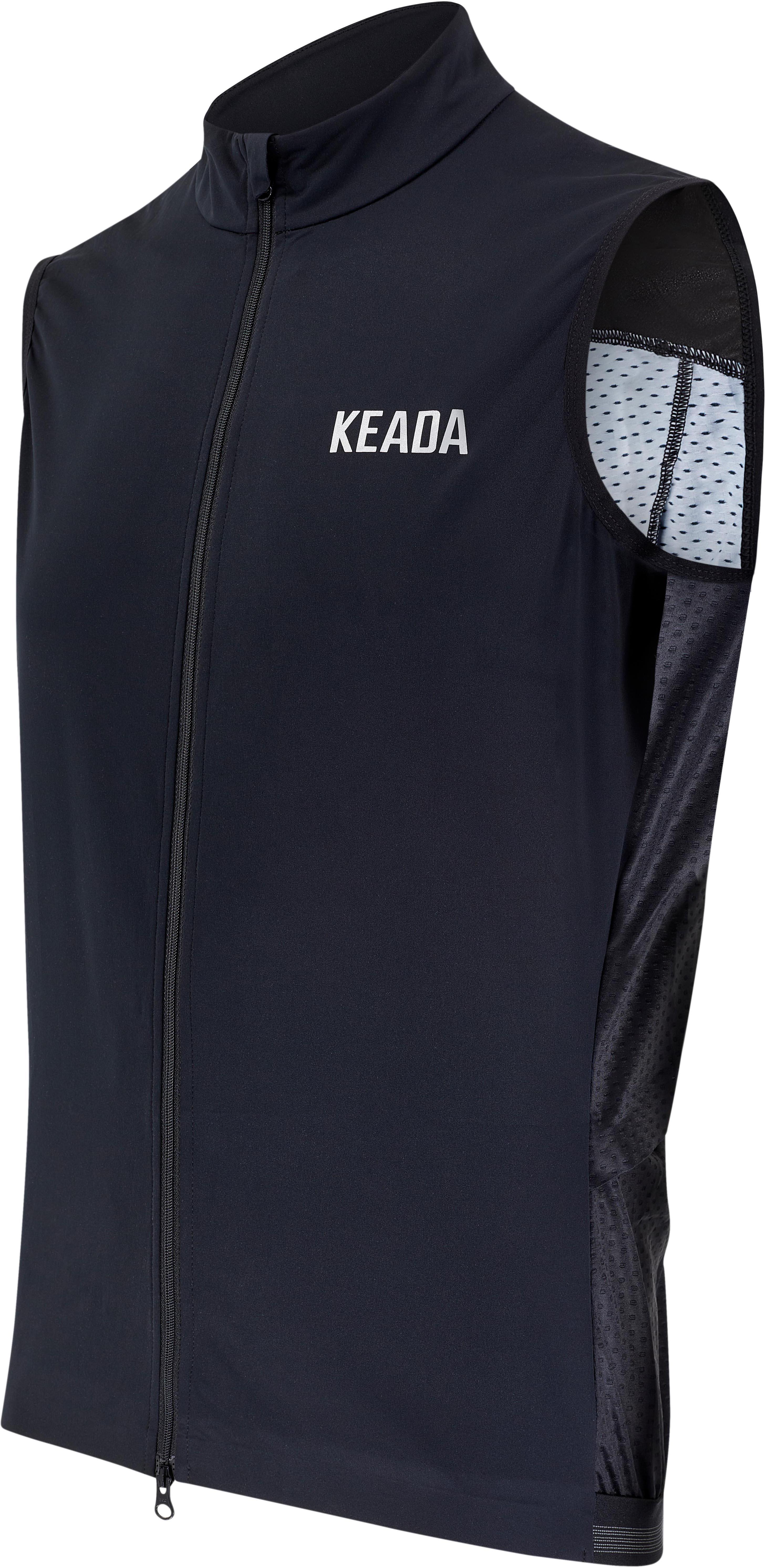 Keada Sports Men's Essential Cycling Gilet, Black - Medium | Halfords UK