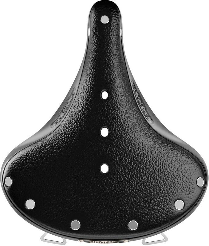 Halfords Brooks B66 Short Saddle, Black | Extra 8% off for BC Members