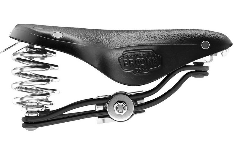 Brooks B66 Short Saddle, Black Brooks B66 Short Saddle, Black