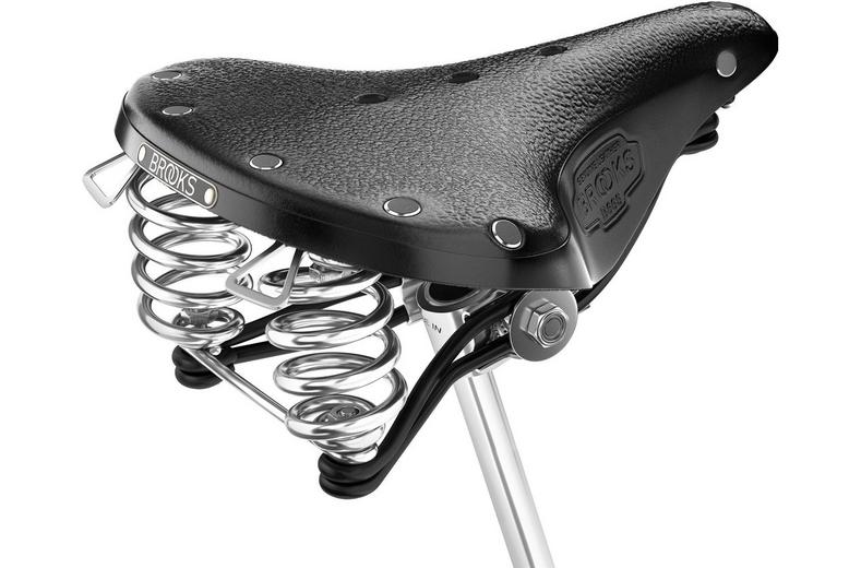 Brooks B66 Short Saddle, Black Brooks B66 Short Saddle, Black