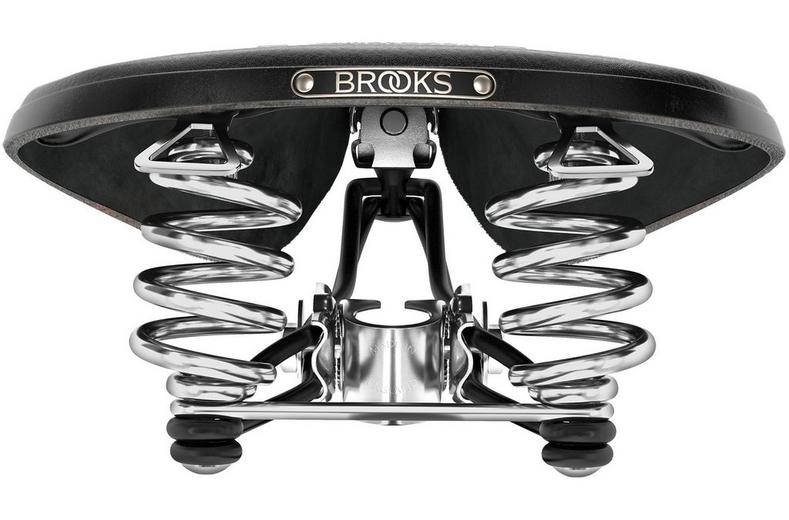 Brooks B66 Short Saddle, Black Brooks B66 Short Saddle, Black