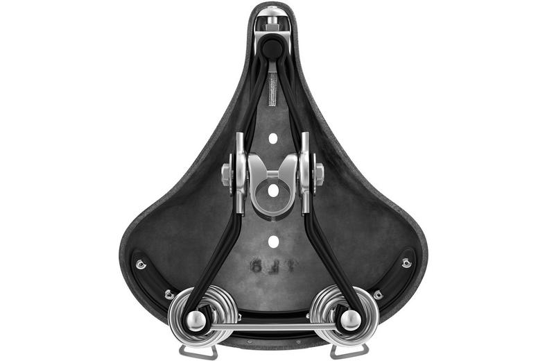 Brooks B66 Short Saddle, Black Brooks B66 Short Saddle, Black