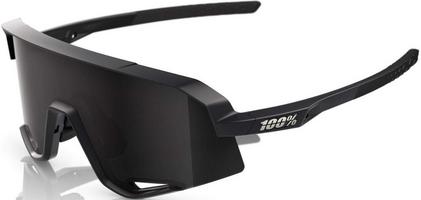 Halfords 100% Slendale Sunglasses - Matte Black Smoke | Extra 8% off for BC Members