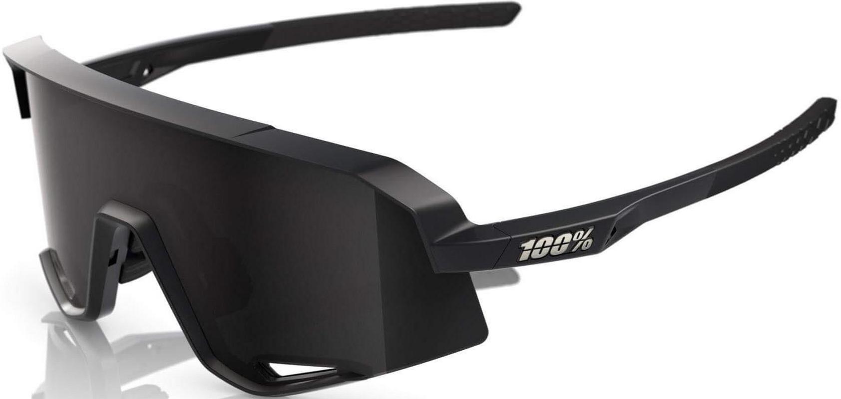 Halfords 100% Slendale Sunglasses - Matte Black Smoke | Extra 8% off for BC Members