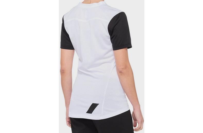 100% RIDECAMP Womens Short Sleeve Jersey White/Black - S 100% RIDECAMP Womens Short Sleeve Jersey White/Black - S