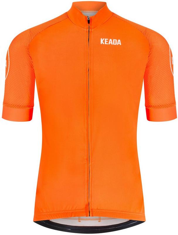 Halfords Keada Sports Women's Essential Short Sleeved Cycling Jersey, Orange - Medium | Extra 8% off for BC Members