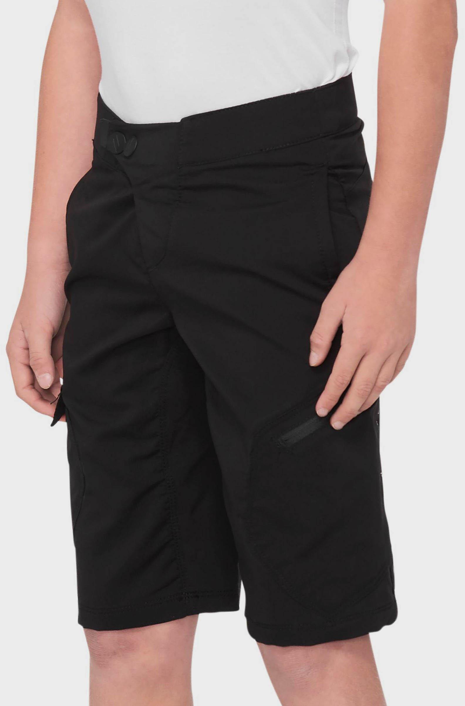 100% RIDECAMP Youth Shorts w/ Liner