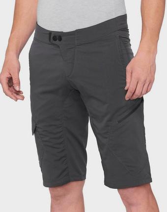 100% RIDECAMP Shorts Charcoal - 28