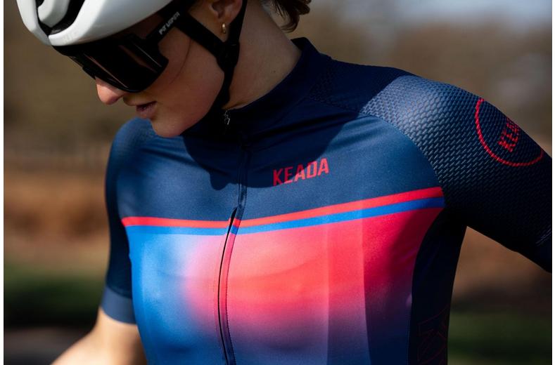 Keada Sports Women's Jekyll Two Short Sleeve Cycling Jersey - XL Keada Sports Women's Jekyll Two Short Sleeve Cycling Jersey - XL