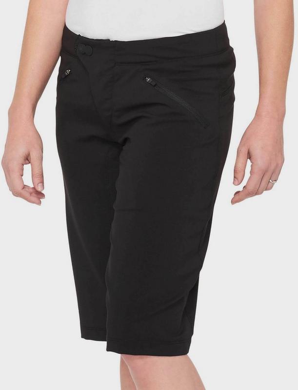 Halfords 100% Ridecamp Womens Shorts Black - S | Extra 8% off for BC Members
