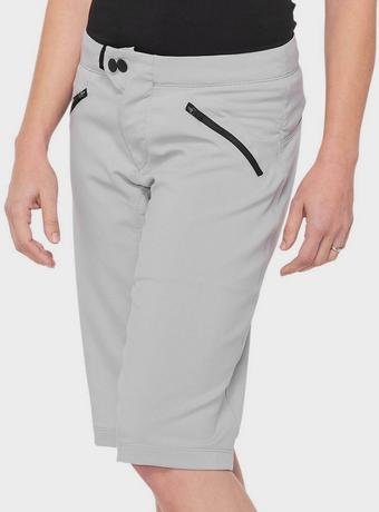 100% RIDECAMP Womens Shorts Grey - S
