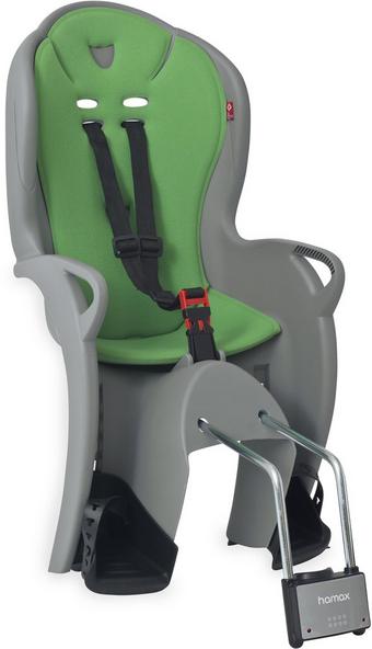 Hamax Kiss Medium Child Bike Seat, Grey/Green