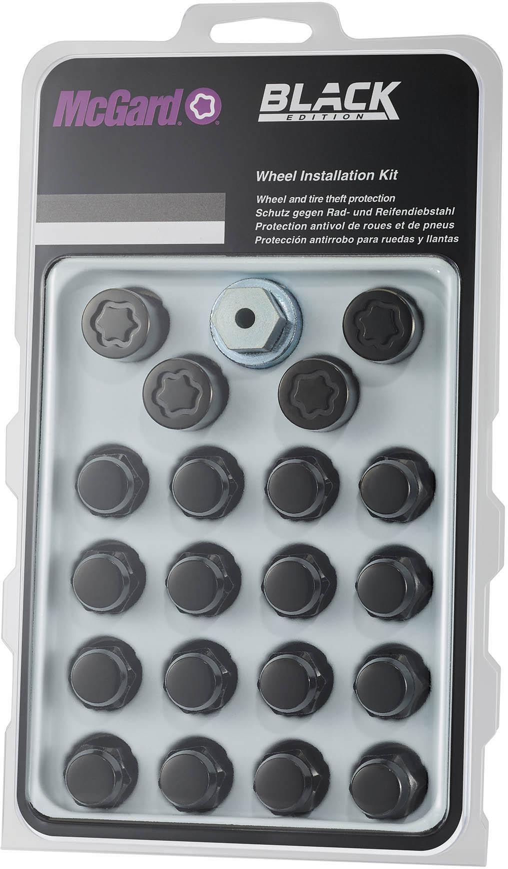 Mcgard Black Edition Locking Wheel Nut Installation Kit 84557Sub