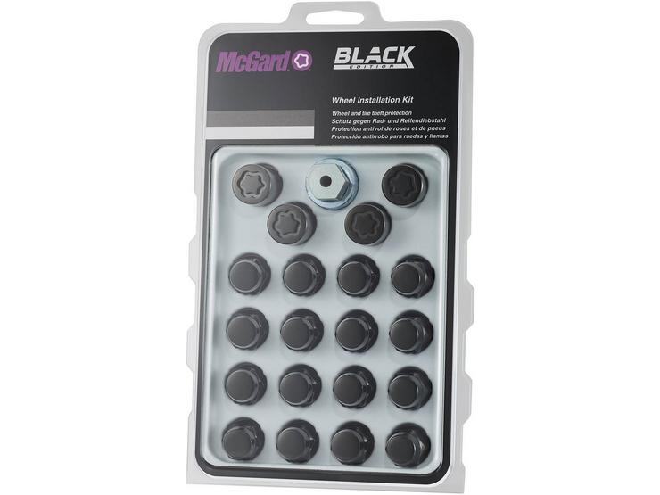 McGard Black Edition Locking Wheel Nut Installation Kit 84557SUB