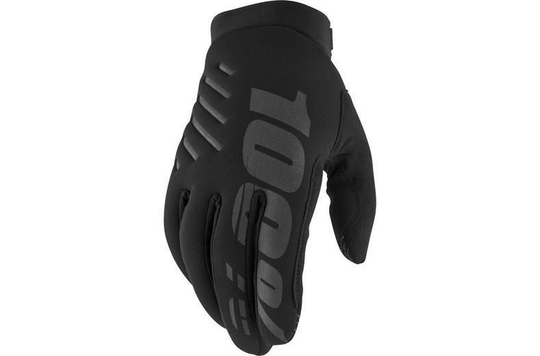 100% BRISKER Gloves Black - L 100% BRISKER Gloves Black - L