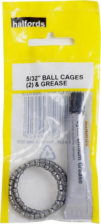 Halfords Headset Cages and Grease, 5/32"